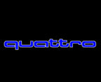 LUCI PROIETTORI LOGO AUDI Nr.97 (quantità 1 = 2 Pellicole Logo / 2 luci porta)