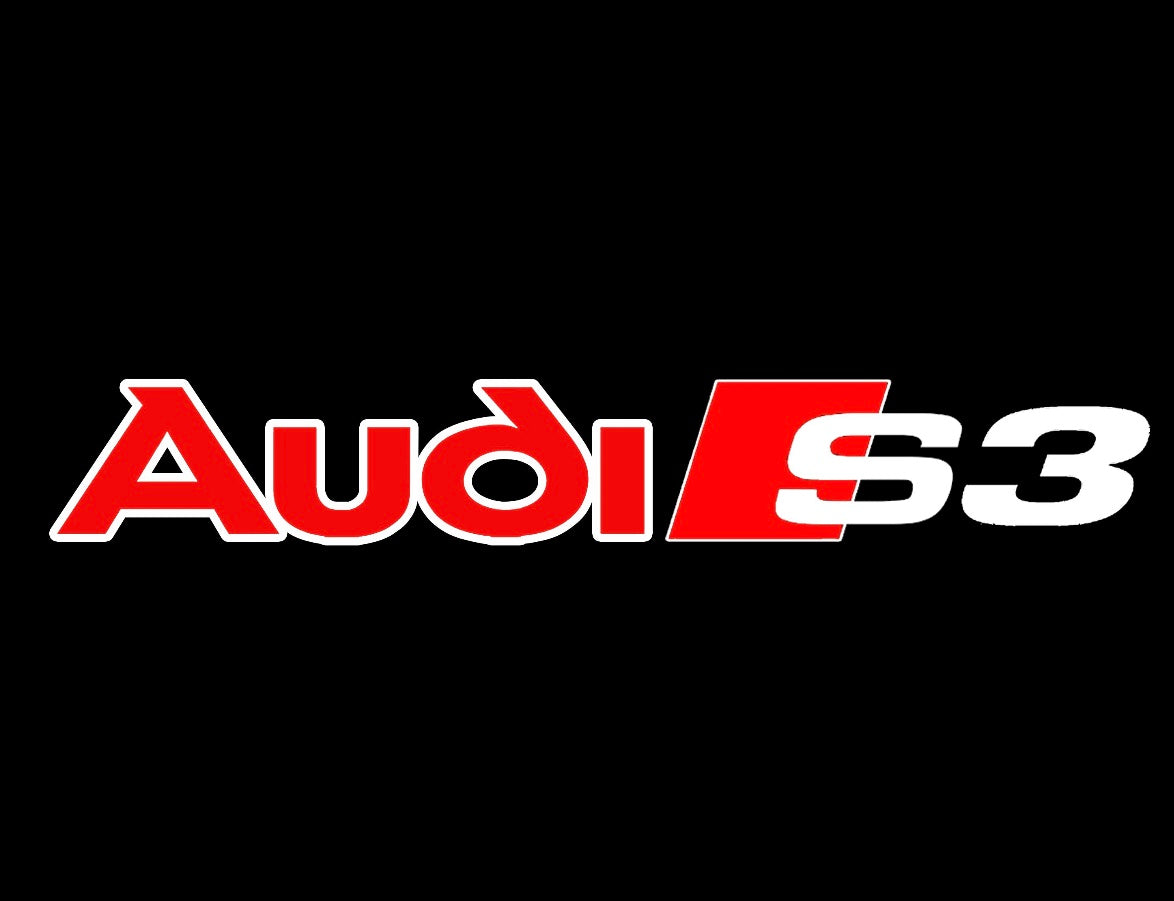 AUDI LOGO PROJECTOT LIGHTS Nr.87 (Menge 1 = 2 Logofolien /2 Türleuchten)