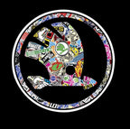 SKODA LOGO PROJECTOT LIGHTS Nr.03 (quantità 1 = 2 Logo Film / 2 luci porta)