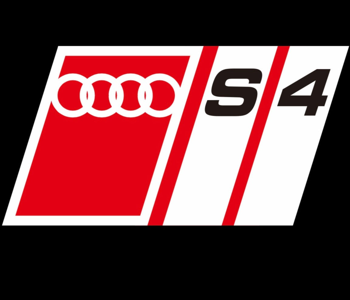 AUDI LOGO PROJECTOT LIGHTS Nr.151 (Menge 1 = 2 Logofolien /2 Türleuchten)