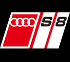 AUDI LOGO PROJECTOT LIGHTS Nr.149 (Menge 1 = 2 Logofolien /2 Türleuchten)