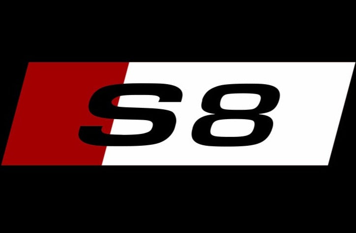 AUDI LOGO PROJECTOT LIGHTS Nr.135 (الكمية 1 = 2 Logo Films /2 أضواء الباب)