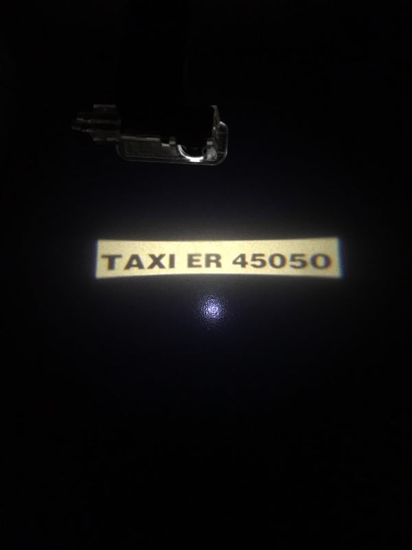 Kooperation mit Taxiunternehmen, LED Moving Scuff Plate und Logo Türleuchten für mercedes benz E KLASSES