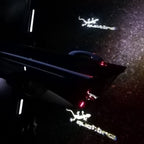 AUDI QUATTRO GECKO LOGO PROJECTOR LIGHTS Nr.62 (الكمية 1 = 2 فيلم شعار / 2 باب)