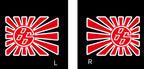 TOYOTA  GT86 LOGO PROJECROTR LIGHTS Nr.05 Logo ( quantity 1 = 1 sets/2 door lights)