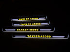 Kooperation mit Taxiunternehmen, LED Moving Scuff Plate und Logo Türleuchten für mercedes benz E KLASSES