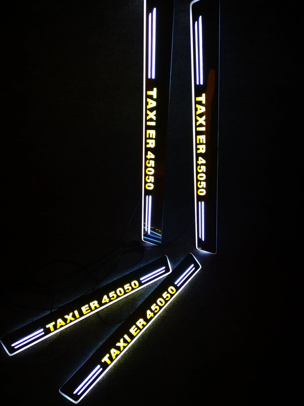Kooperation mit Taxiunternehmen, LED Moving Scuff Plate und Logo Türleuchten für mercedes benz E KLASSES