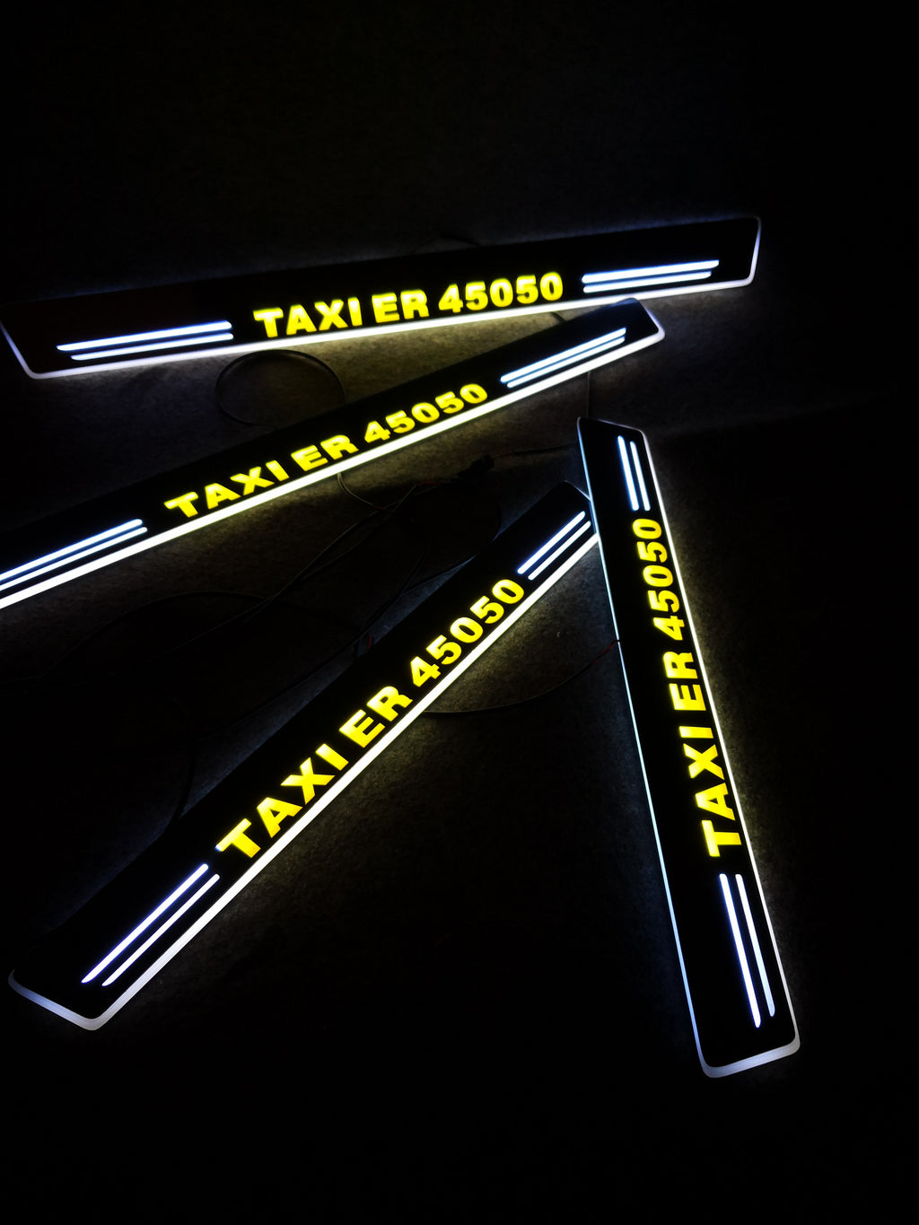 Kooperation mit Taxiunternehmen, LED Moving Scuff Plate und Logo Türleuchten für mercedes benz E KLASSES