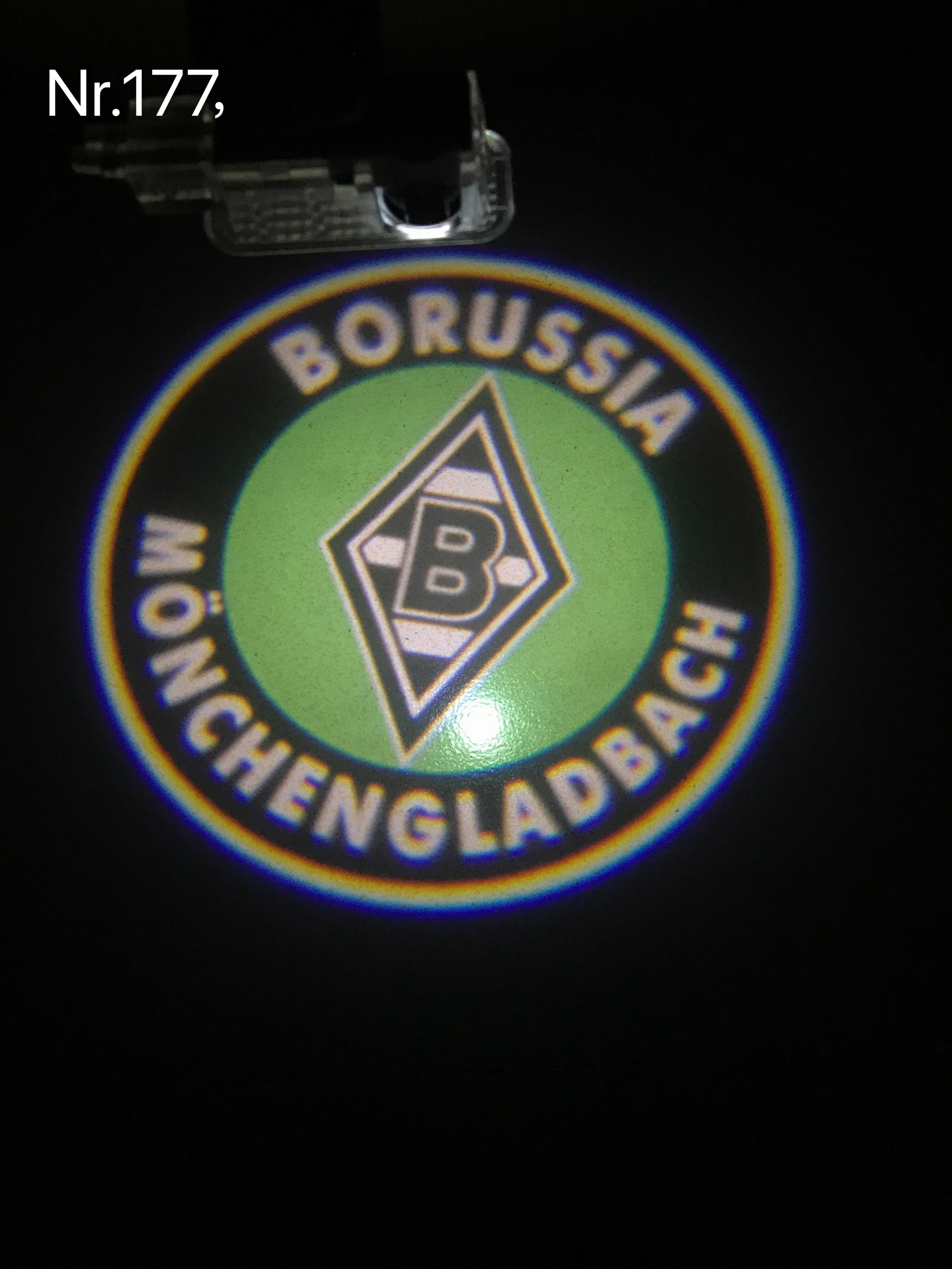 MÖNCHENGLADBACH Football CLUB Logo Nr.261 (quantité 1 = 2 Logo Films /2 feux de porte)