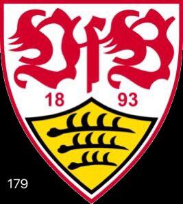 Stuttgart 1893 VFB Football CLUB Logo Nr.259 (cantidad 1 = 2 Logo Films / 2 luces de puerta）