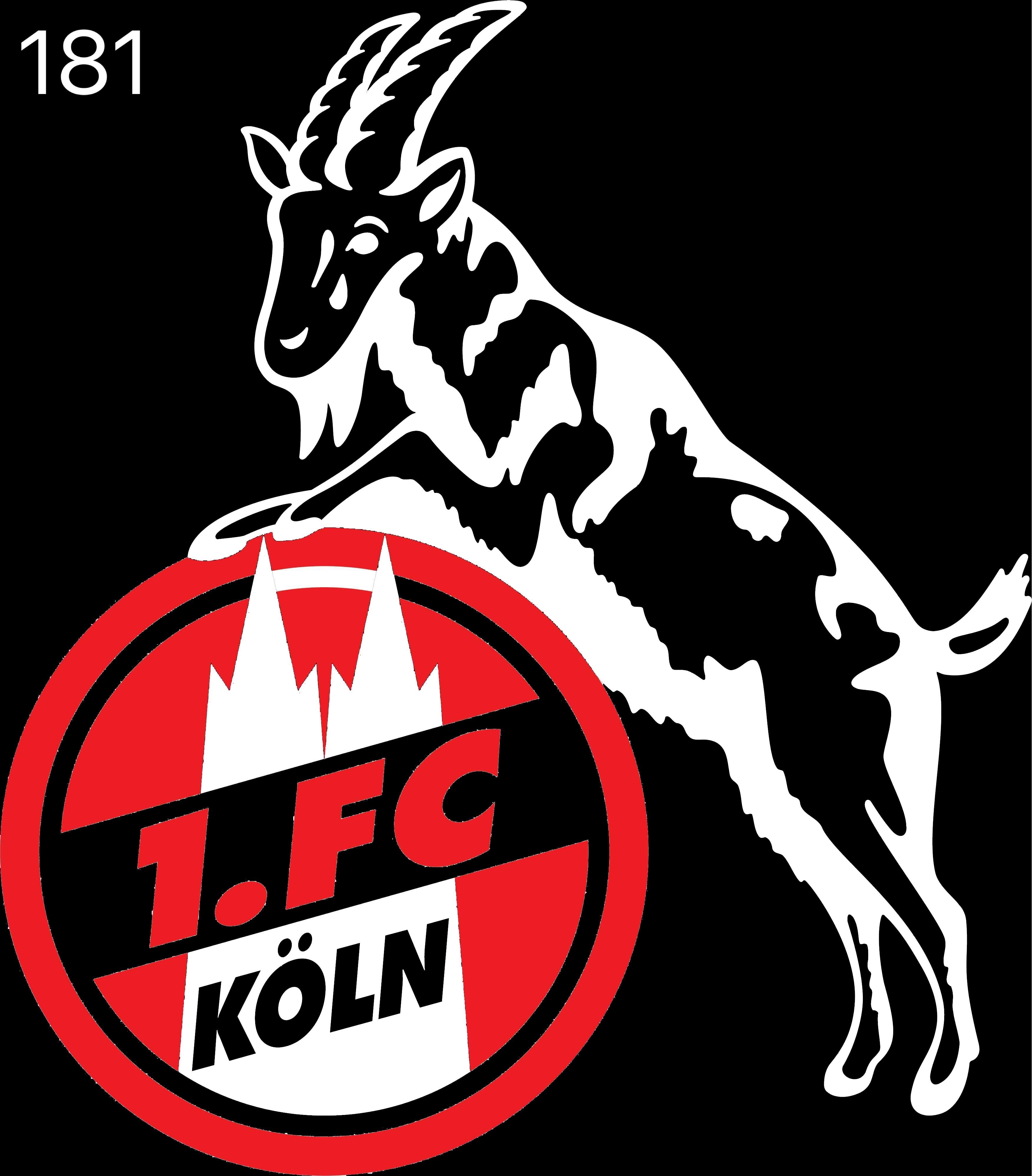 FC Köln Logo Nr.257 (quantité 1 = 2 Logo Films /2 feux de porte)