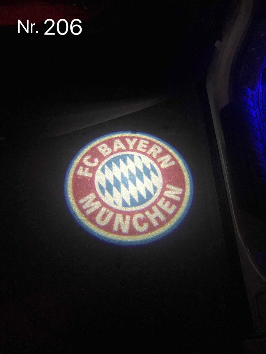 Logotipo del BAYERN Nr.239 (cantidad 1 = 2 películas con logotipo /2 luces de puerta)