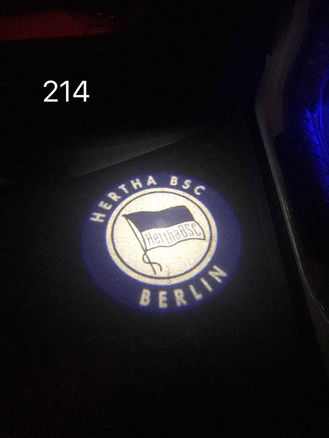 berlin hertha bsc Football CLUB Logo Nr.231 ( cantidad 1 = 2 Logo Films /2 luces de puerta)