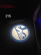 SCHALKE 04 Football CLUB Logo Nr.230 (cantidad 1 = 2 Logo Films /2 luces de puerta)