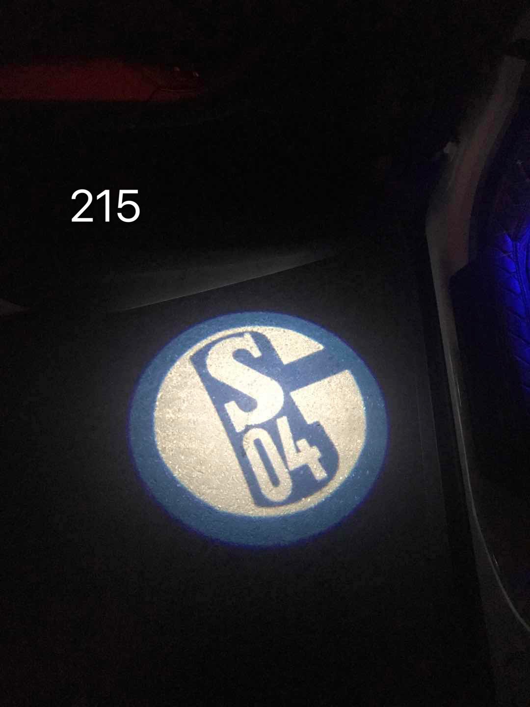 SCHALKE 04 Football CLUB Logo Nr.230 (cantidad 1 = 2 Logo Films /2 luces de puerta)