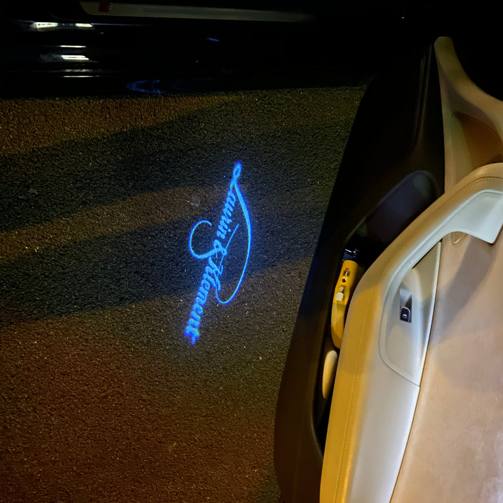 SKODA Laurin&klement LOGO PROJECTOT LIGHTS Nr.19 (quantità 1 = 2 Logo Films /2 luci porta)