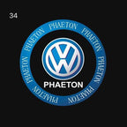 Volkswagen Türleuchten PHAETON Logo Nr. 78 (Menge 1 = 2 Logofolien /2 Türleuchten)