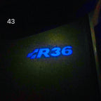 Volkswagen Türlichter R36 Logo Nr. 38(Menge 1 = 2 Logo Film / 2 Türlichter)