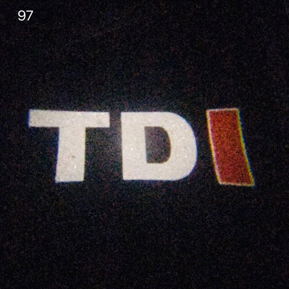 Volkswagen Door lights TDI Logo No. 56 (cantidad 1 = 2 Logo Films /2 por luces)