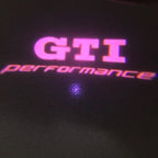 GTI PERFORMANCE Logo أضواء الباب عدد. 18 (الكمية 1 = 2 شعار فيلم / 2 مصباح باب)