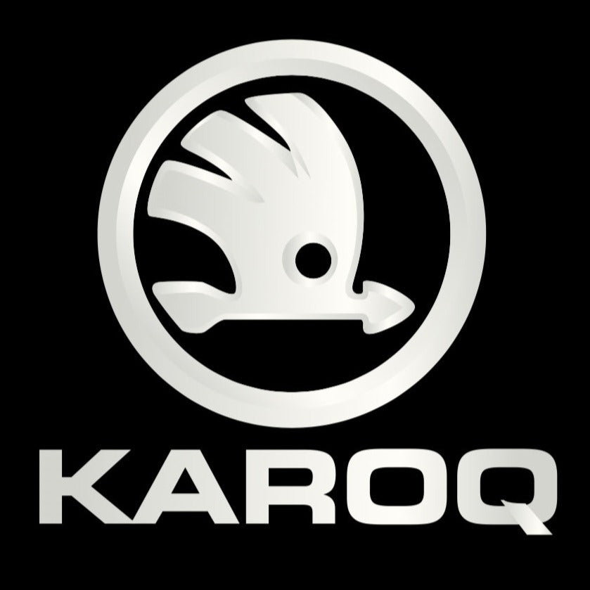 SKODA KAROQ LOGO LIGHTS Nr.50 (Menge 1 = 2 Logo Film / 2 Türlichter)