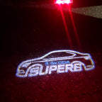 SKODA LOGO PROJECTOT LIGHTS Nr.69 (quantità 1 = 2 Logo Film / 2 luci porta)