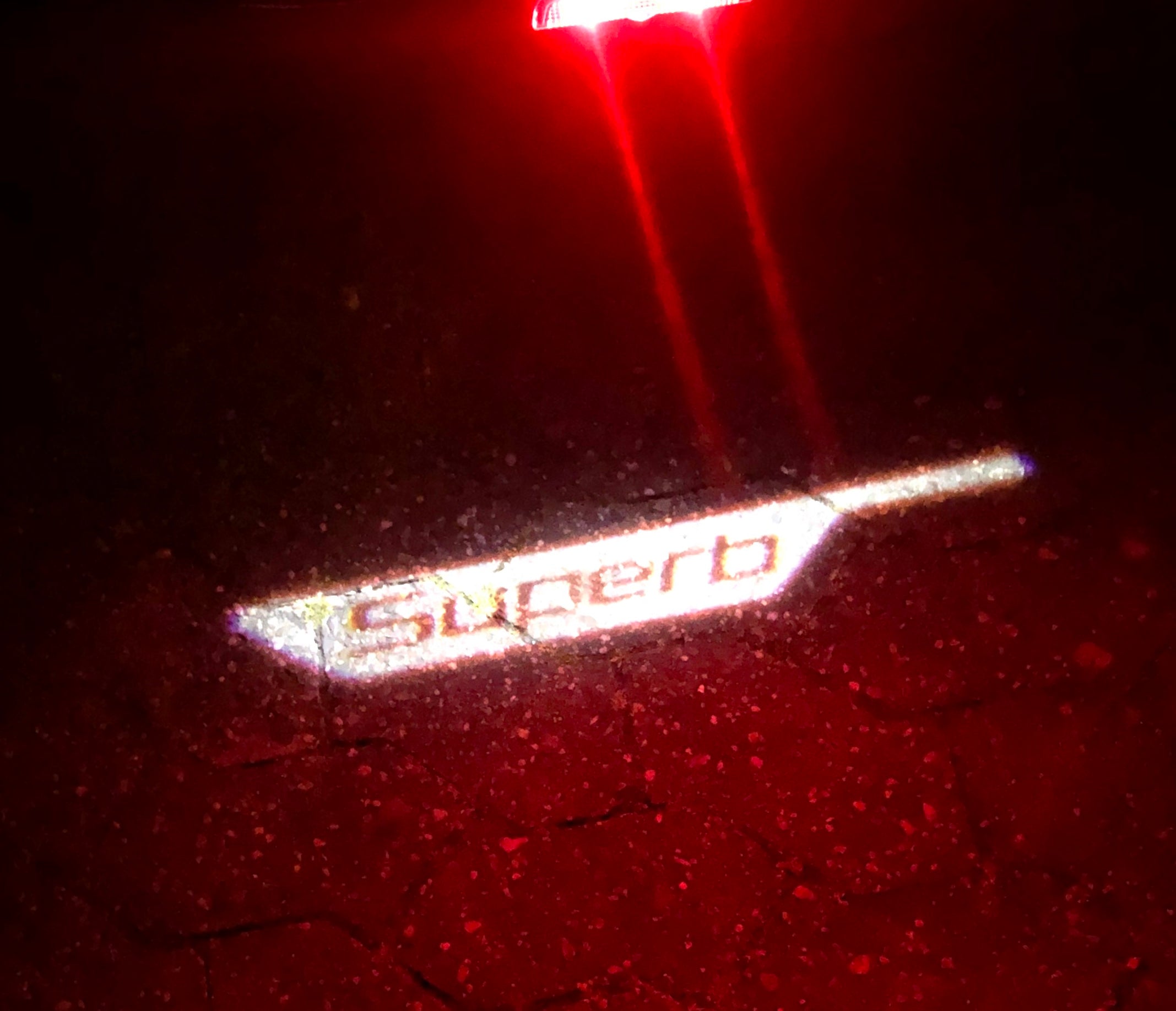 SKODA LOGO PROJEKTOT LIGHTS Nr.70 (Menge 1 = 2 Logo Film / 2 Türlichter)