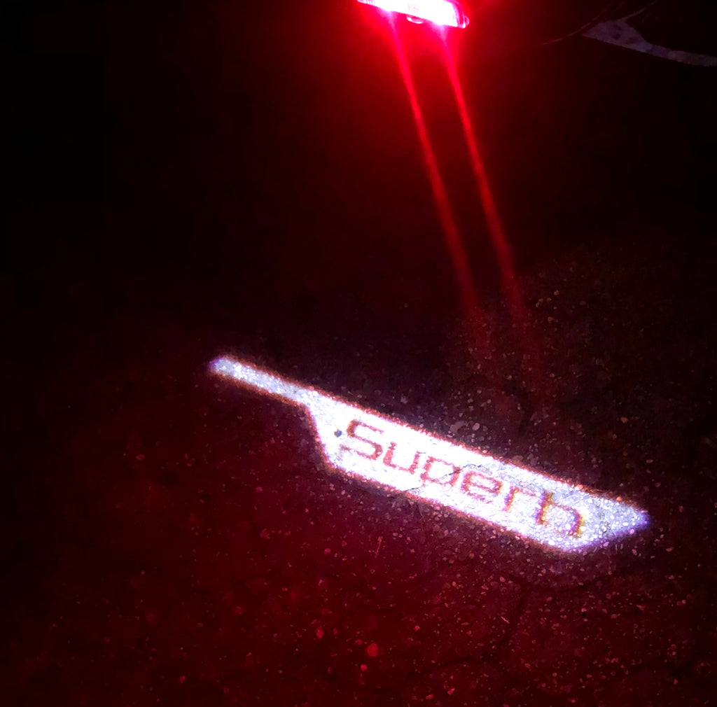 SKODA LOGO PROJEKTOT LIGHTS Nr.70 (Menge 1 = 2 Logo Film / 2 Türlichter)