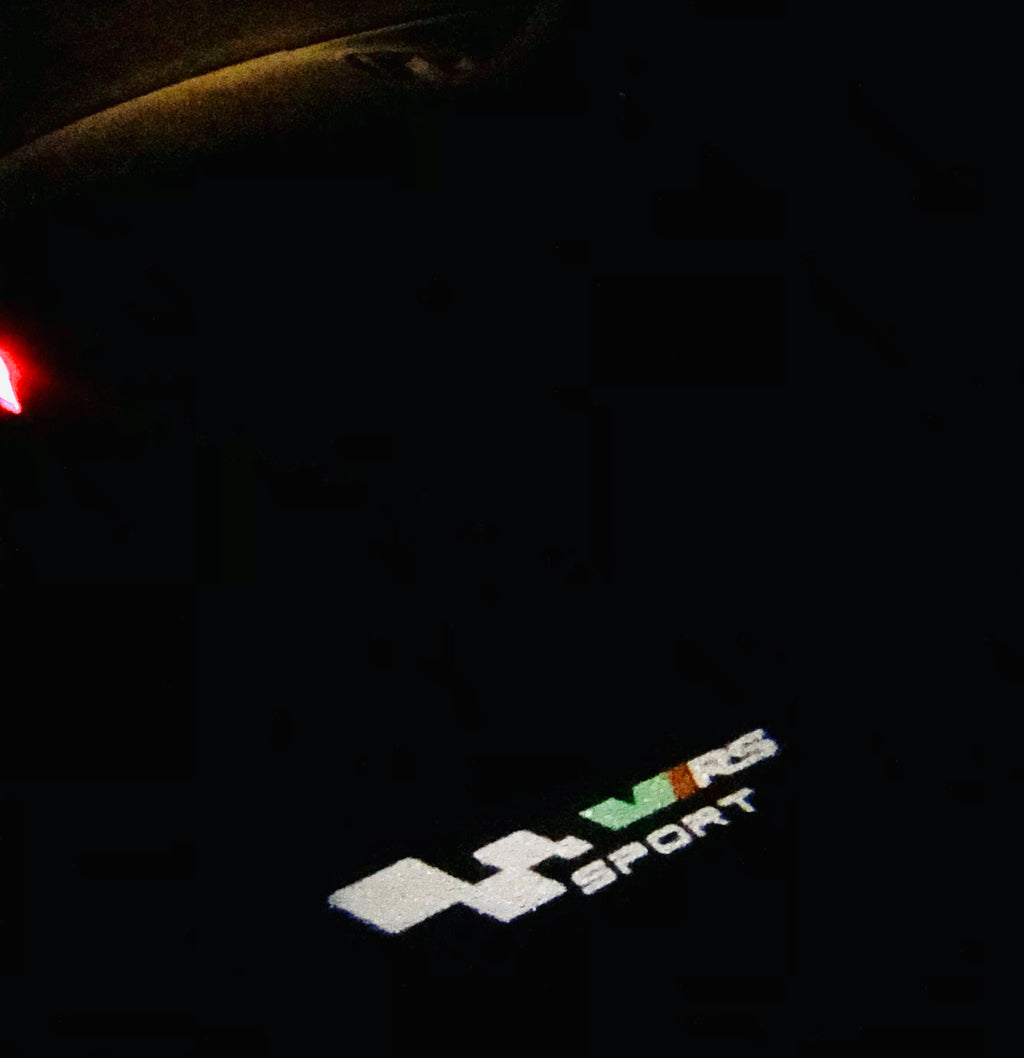 SKODA VRS LOGO LIGHTS Nr.22 (quantità 1 = 2 Logo Film / 2 luci porta)