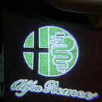Alfa Romeo LOGO PROJECTOT LIGHTS Nr.13 (cantidad 1 = 2 logo película / 2 luces de puerta)