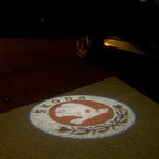 SKODA LOGO PROJECTOT LIGHTS Nr.12 (Menge 1 = 2 Logo Film / 2 Türleuchten)