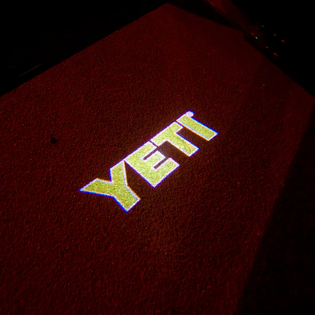 SKODA YETTI LOGO PROJECT LIGHT Nr.116 (quantità 1= 2 Logo Film / 2 porte luci)