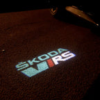 SKODA VRS LOGO PROJECT LIGHT Nr.25 (quantità 1= 2 Logo Film / 2 porte luci)