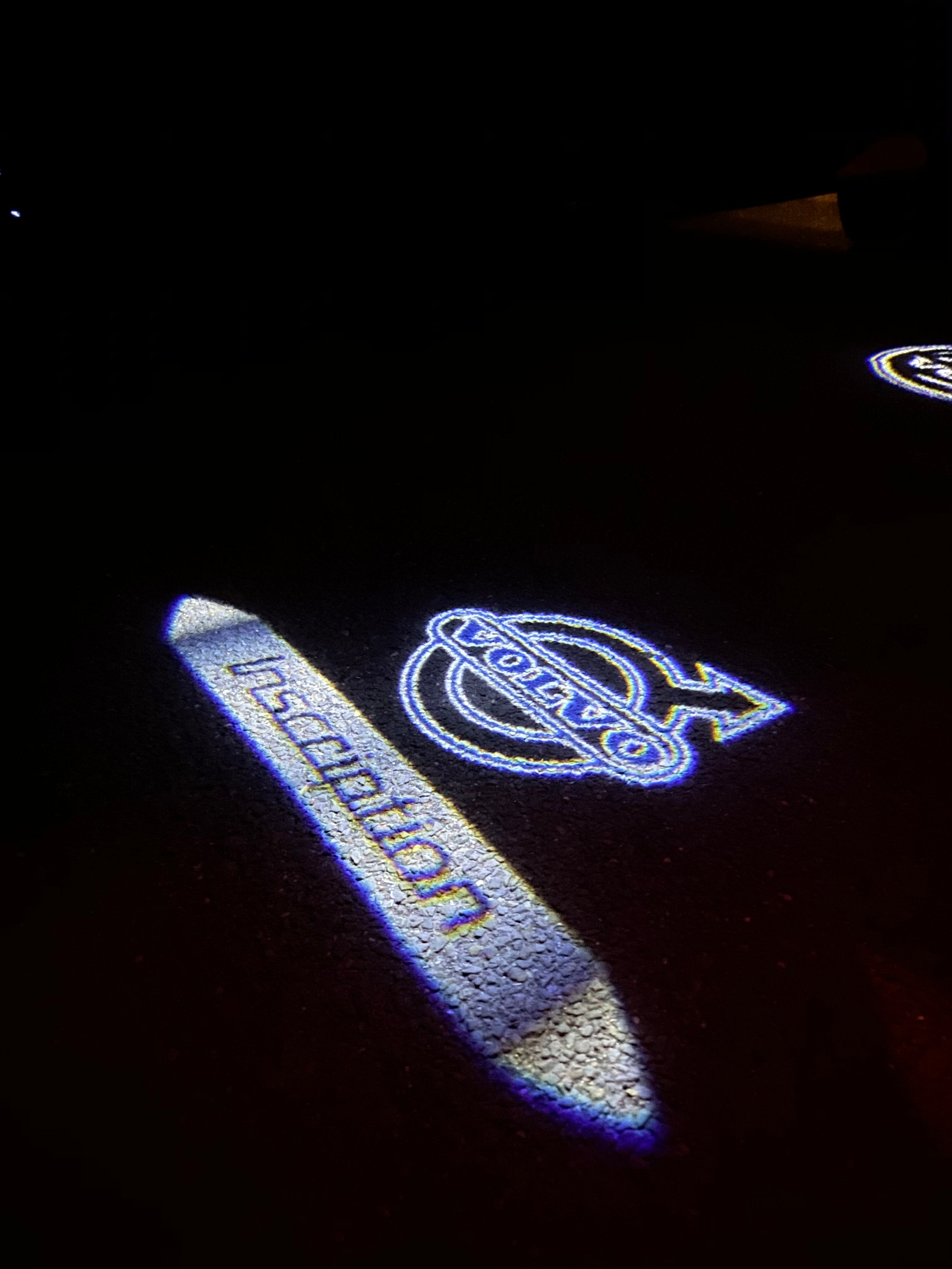 Volvo INSCRIPTION  LOGO PROJECROTR LIGHTS Nr.69 (quantity  1 =  2 Logo Film /  2 door lights)