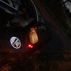 SKODA LOGO PROJECTOT LIGHTS Nr.73 (Menge 1 = 2 Logo Film / 2 Türlichter)
