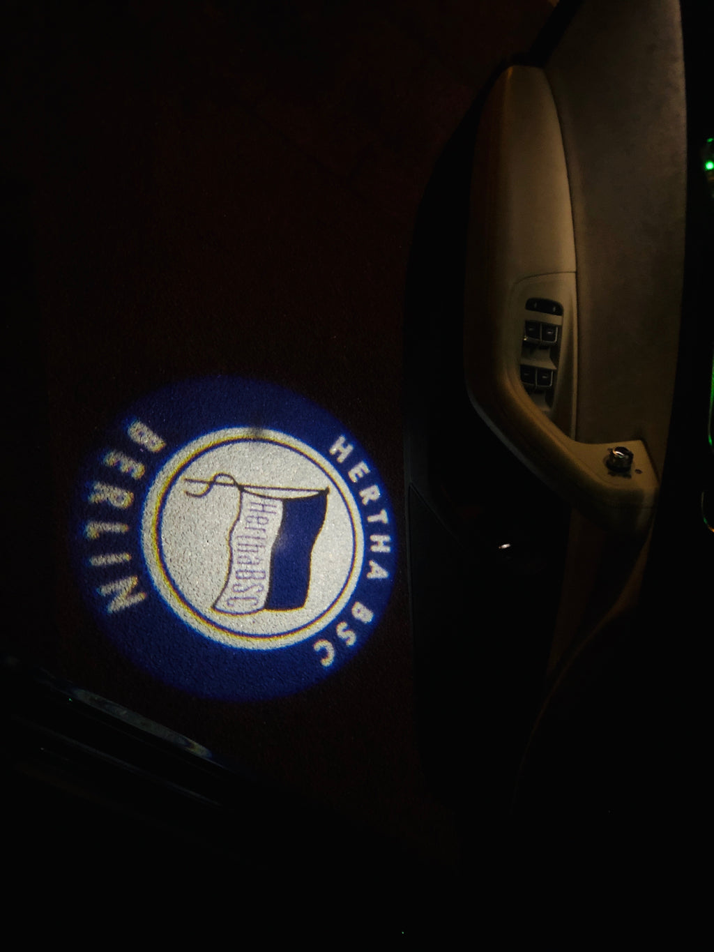 berlin hertha bsc Football CLUB Logo Nr.231 ( cantidad 1 = 2 Logo Films /2 luces de puerta)