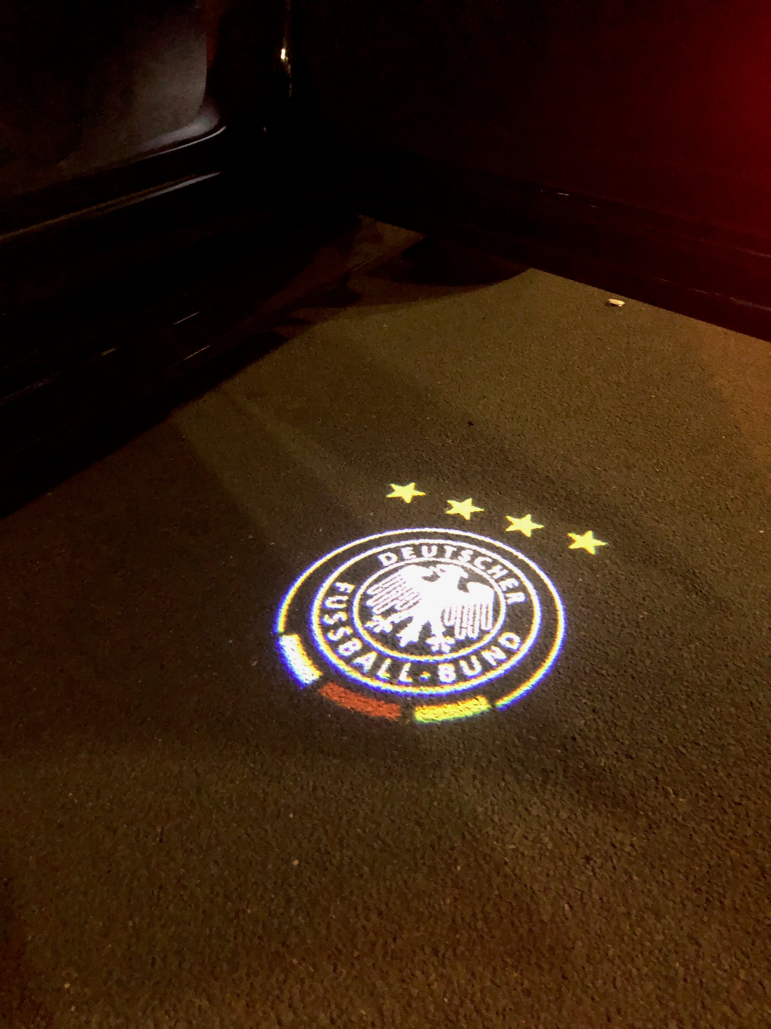Logo del Club de fútbol no. 232 (número 1 = 2 etiquetas / 2 luces de puerta)