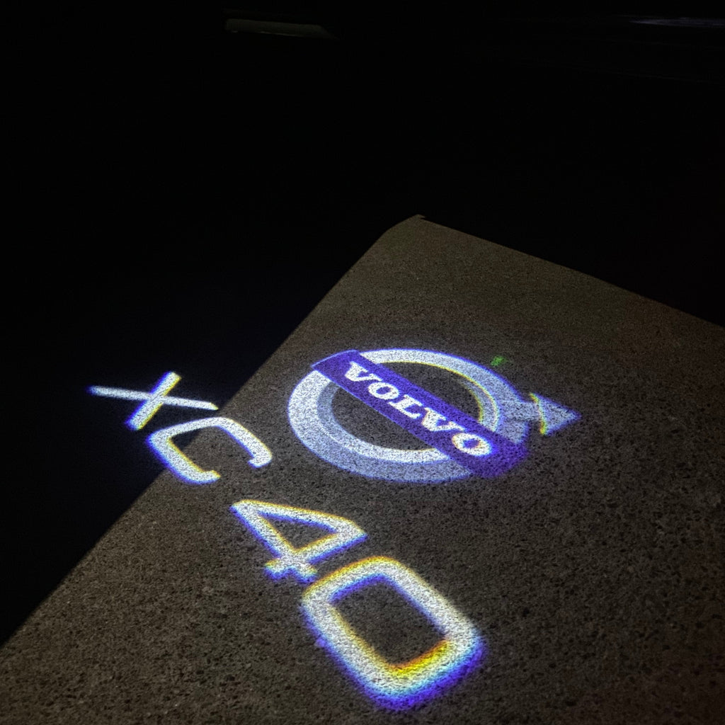 LUCES DE PROYECTOR DE LOGOTIPO Volvo XC40 Nr.31 (cantidad 1 = 2 Película de logotipo / 2 luces de puerta)