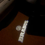 LUCES DE PROYECTOR LOGO MERCEDES BENZ BRABUS Nr.24 (cantidad 1 = 1 juegos / 2 luces de puerta)