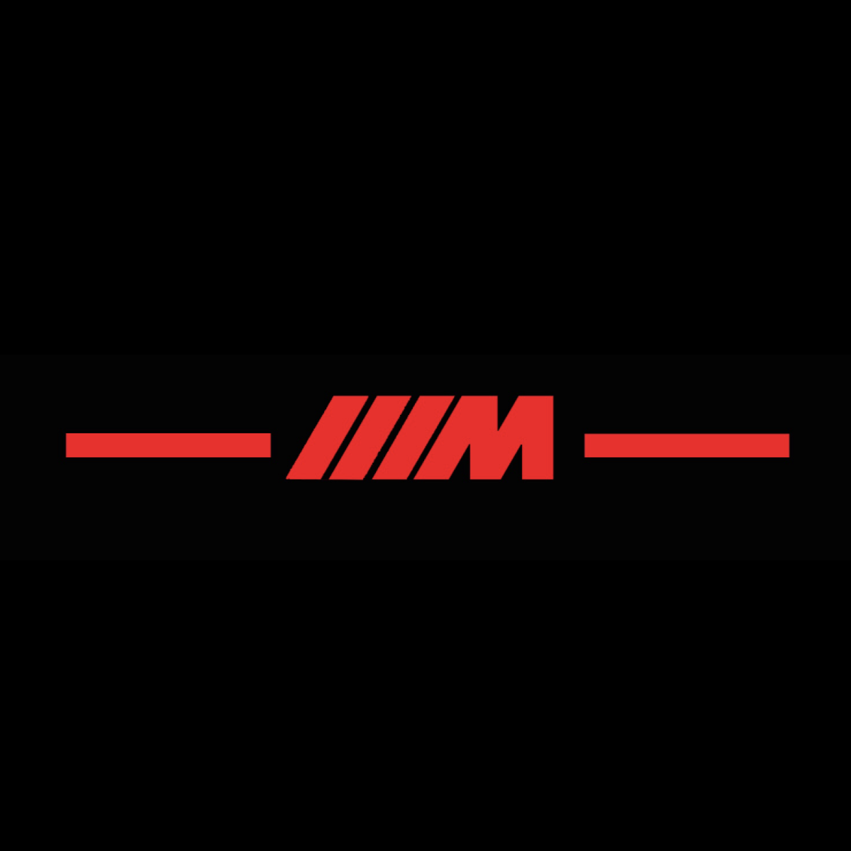 BMW M LOGO PROJECTOT LIGHTS Nr.02 (quantity 1 = 1 sets/2 door lights)