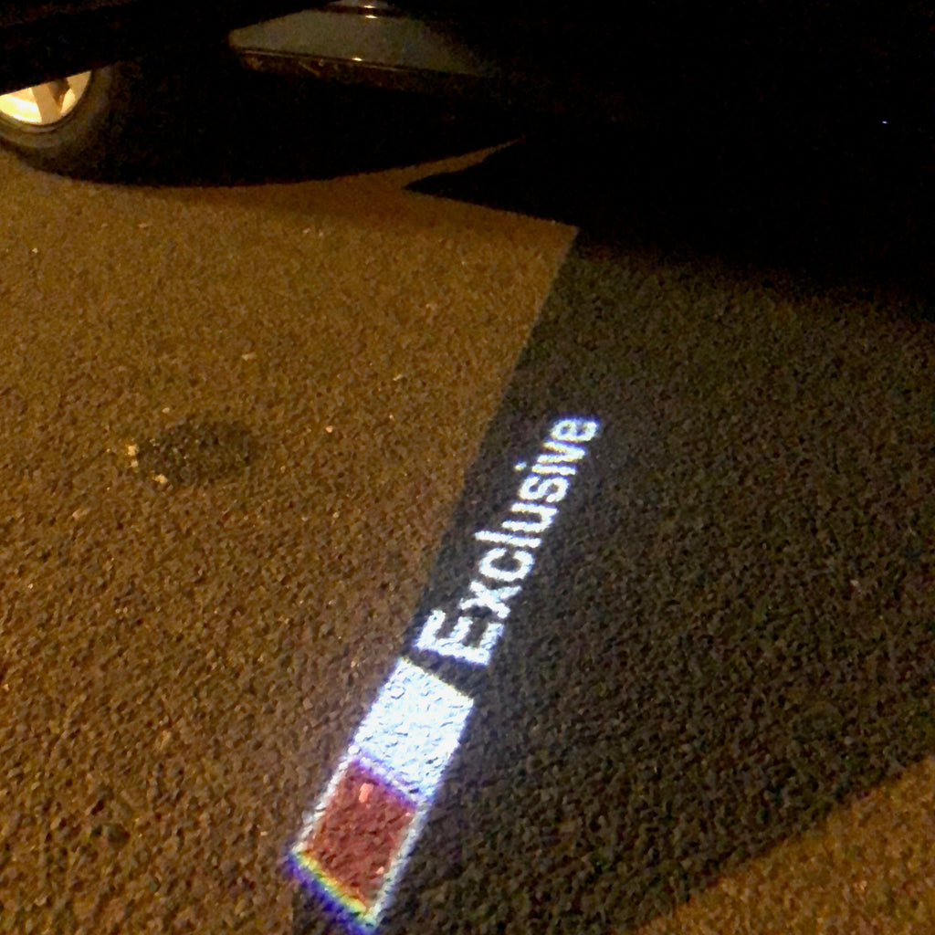 AUDI LOGO PROJECTOT LIGHTS Nr.74 (quantità 1 = 2 Logo Films /2 luci porta)