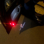 AUDI QUATTRO GECKO LOGO PROJECTOT LIGHTS Nr.61 (Menge 1 = 2 Logofolien /2 Türleuchten)
