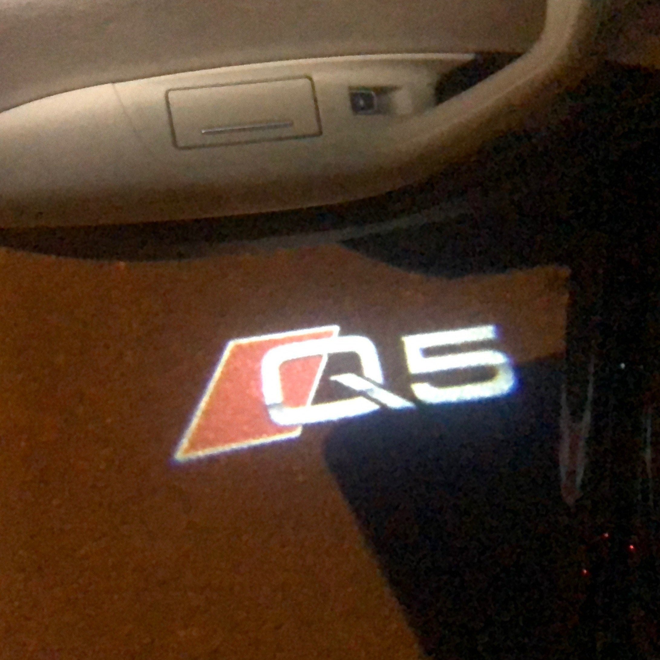 AUDI LOGO PROJECTOT LIGHTS Nr.78 (quantità 1 = 2 Logo Films /2 luci porta)