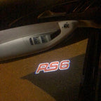 AUDI LOGO PROJECTOT LIGHTS Nr.76 (Menge 1 = 2 Logo Films / 2 Türlichter）