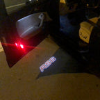 AUDI LOGO PROJECTOT LIGHTS Nr.76 (Menge 1 = 2 Logo Films / 2 Türlichter）