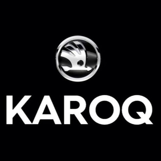 SKODA KAROQ LOGO LUCI Nr.110 (quantità 1 = 2 Logo Film / 2 luci porta)