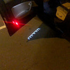 AUDI LOGO PROJECTOT LIGHTS Nr.84 (quantité 1 = 2 Logo Films /2 feux de porte)