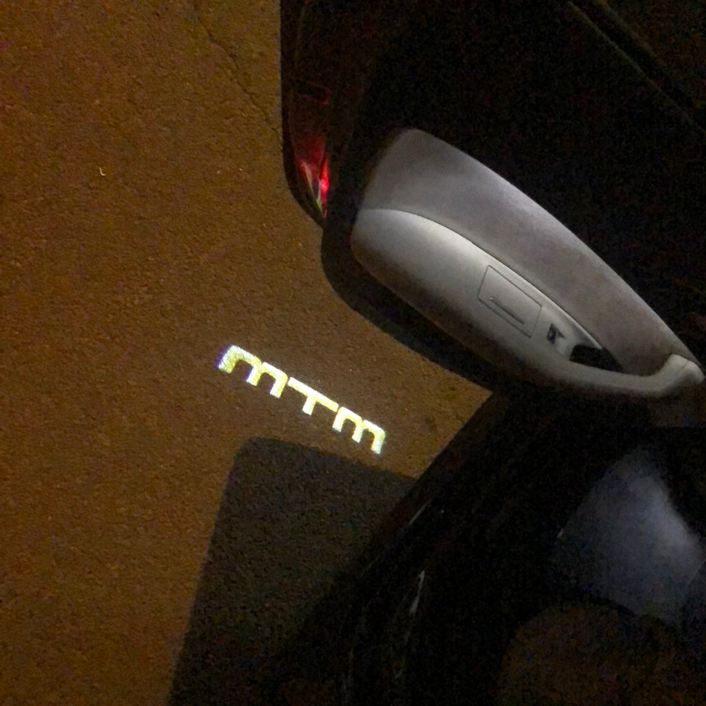 AUDI LOGO PROJECTOT LIGHTS Nr.84 (quantité 1 = 2 Logo Films /2 feux de porte)
