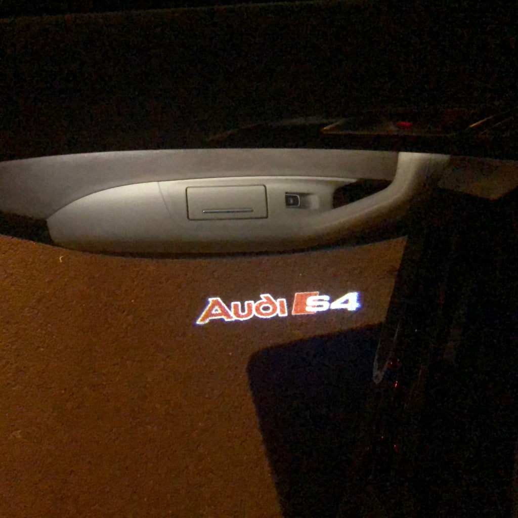 AUDI LOGO PROJEKTOT LIGHTS Nr.88 (Menge 1 = 2 Logo Films /2 Türlichter im Raum 65289;