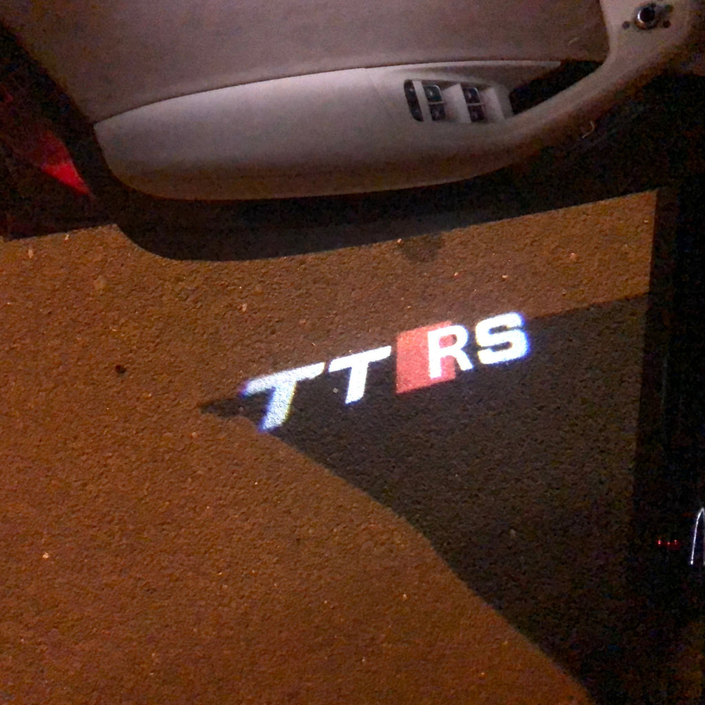AUDI TTRS LOGO PROJECROTR LIGHTS Nr.22 (quantité 1 = 2 Logo Films /2 feux de porte)